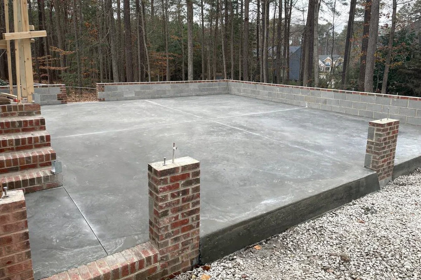 Slab foundation building in Jonesboro, AR